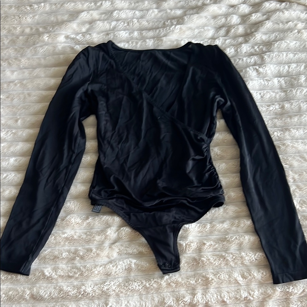 Wolford Black Long Sleeve Bodysuit